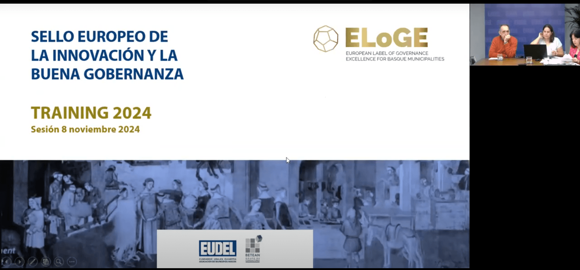 Primera edición del Training ELoGE 2024